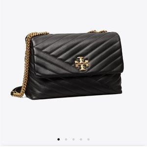 KIRA CHEVRON CONVERTIBLE SHOULDER BAG - Tory Burch